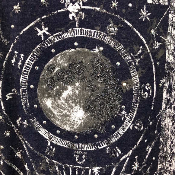 Rock & Republic Glitter Celestial Sweatshirt - Picture 2 of 5